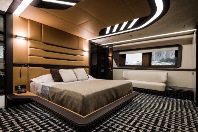 Phòng ngủ giống phòng ngủ của chiếc du thuyền trên biển
