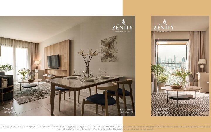 Hình ảnh căn hộ Zenity cho thuê chuyển nhượng